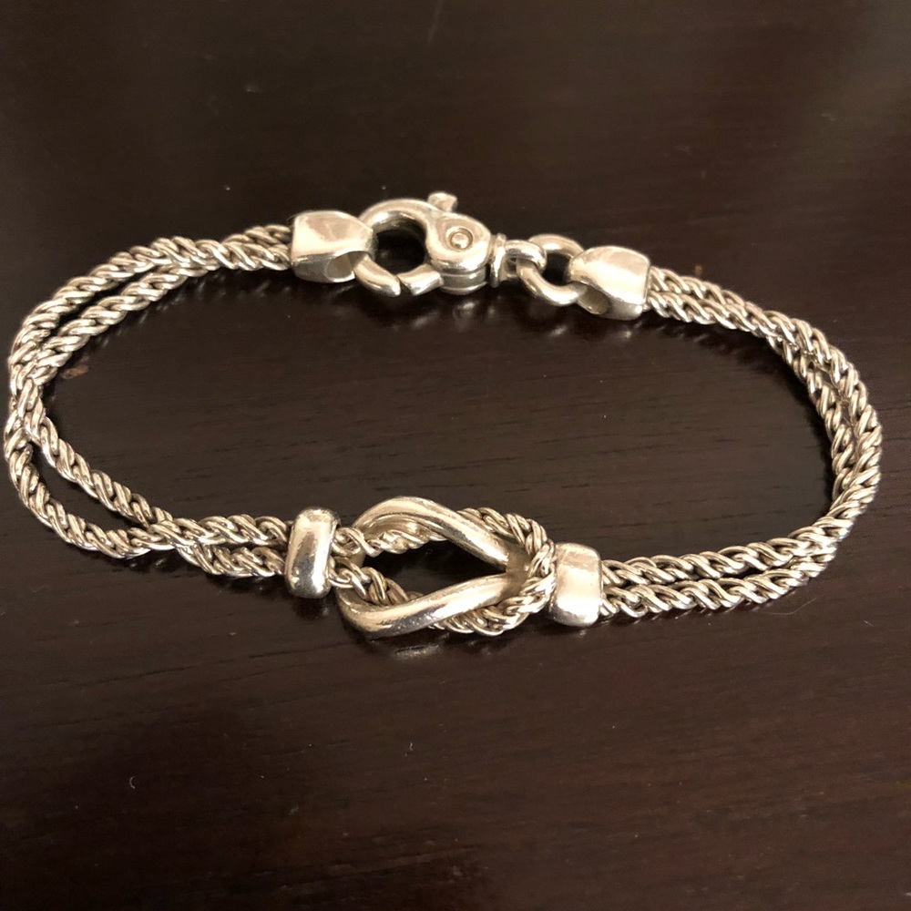 Tiffany Sterling Silver Double Knot Bracelet